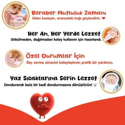 Wanpy Tavuklu Kaşık Krema Kedi Ödül Maması 10x16 gr - 5