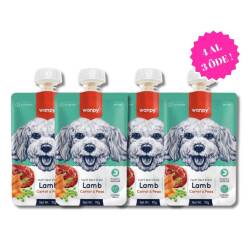 Wanpy Taze Kuzulu ve Havuçlu Köpek Et Ezmesi 90 gr (4 AL 3 ÖDE) - Wanpy