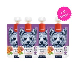 Wanpy Taze Ördekli ve Havuçlu Köpek Et Ezmesi 90 gr (4 AL 3 ÖDE) - 2
