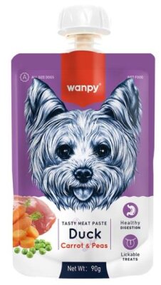 Wanpy Taze Ördekli ve Havuçlu Köpek Et Ezmesi 90 gr (4 AL 3 ÖDE) - 2