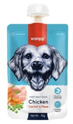 Wanpy Taze Tavuklu ve Havuçlu Köpek Et Ezmesi 90 gr - Wanpy