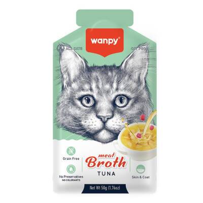 Wanpy Ton Balıklı Kedi Çorbası 50 gr (6 AL 5 ÖDE) - 2