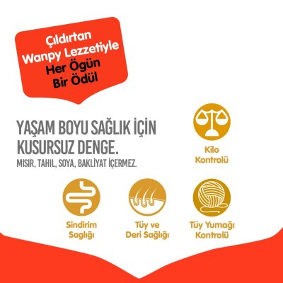 Wanpy Ton Balıklı Tahılsız Yetişkin Kedi Maması 8 kg - 3