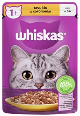 Whiskas Pouch Sos İçinde Tavuklu Yetişkin Kedi Konservesi 85 Gr