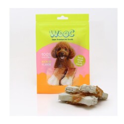 Wooc Tavuk Sargılı Mini Kemik Köpek Ödülü 75 Gr - Wooc