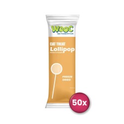 Wooc Tavuk ve Bal Kabaklı Lollipop Kedi Ödül Maması 50'li - Wooc